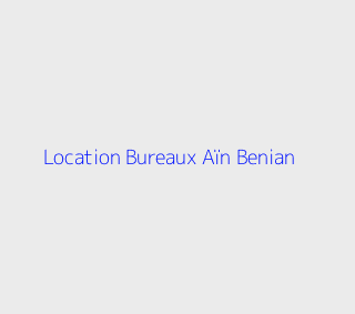 Location Bureaux  Alger